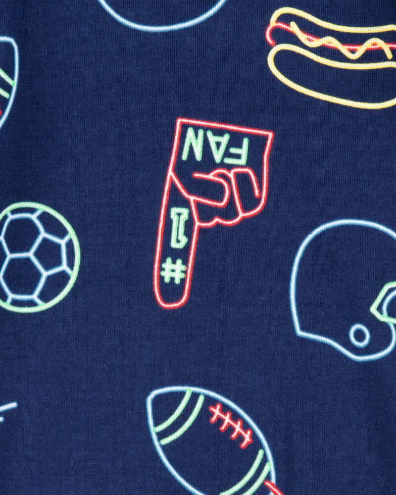 Toddler 4-Piece Sports Cotton Pyjamas - Image 2